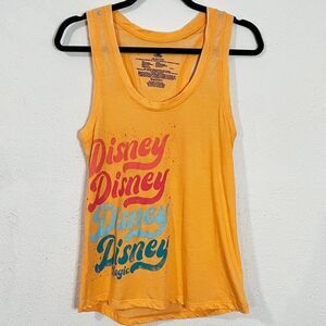 Disney Parks Orange Disney Magic‎ Tank Top NWT